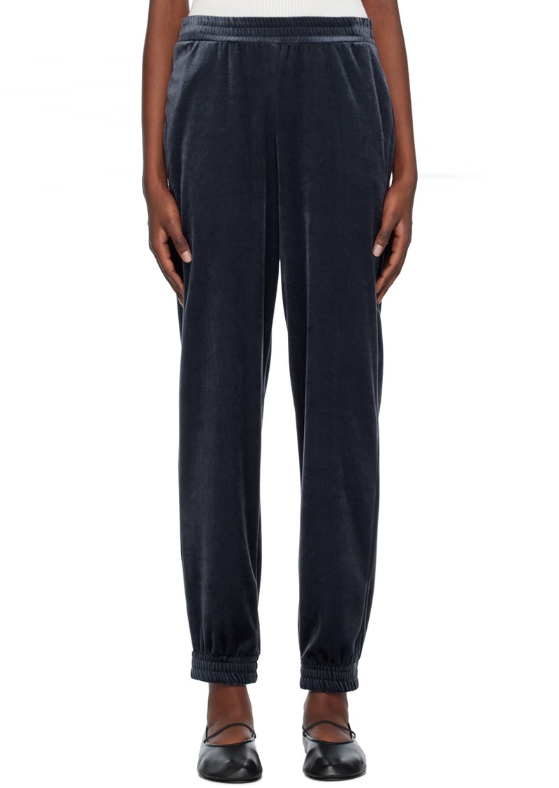 Max Mara Leisure Navy Two-Pocket Lounge Pants