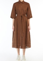 Max Mara Leisure Nocino Linen Shirtdress