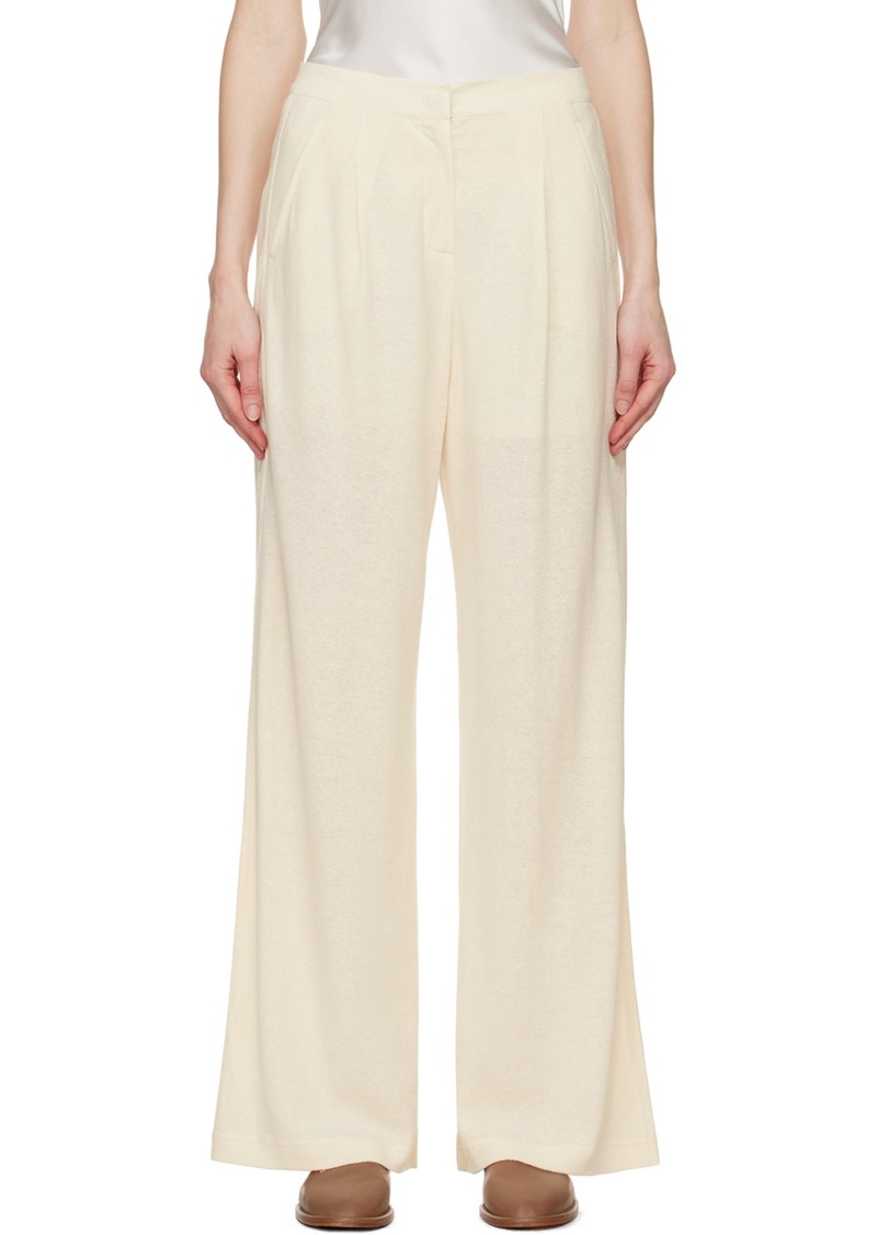 Max Mara Leisure Off-White Brina Trousers