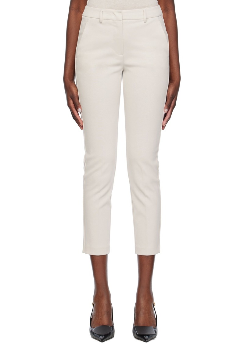 Max Mara Leisure Off-White Farad Trousers