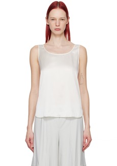 Max Mara Leisure Off-White Pan Tank Top