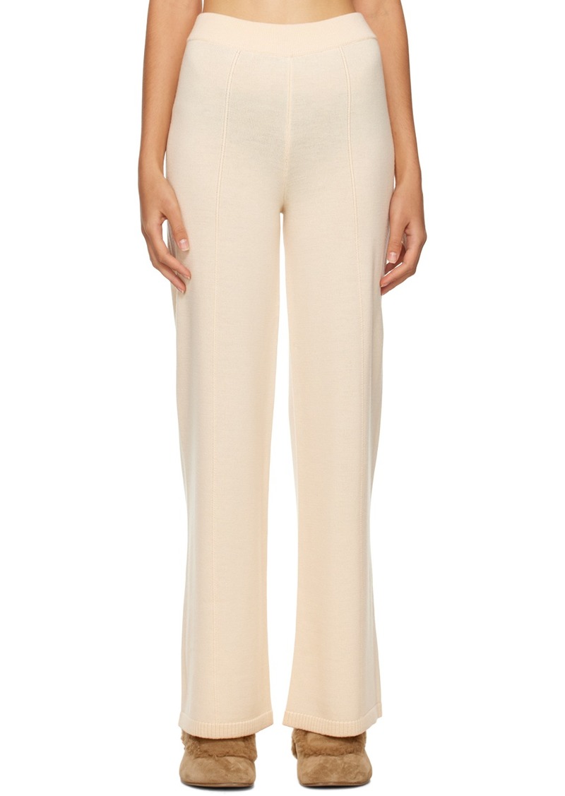 Max Mara Leisure Off-White Ragtime Lounge Pants