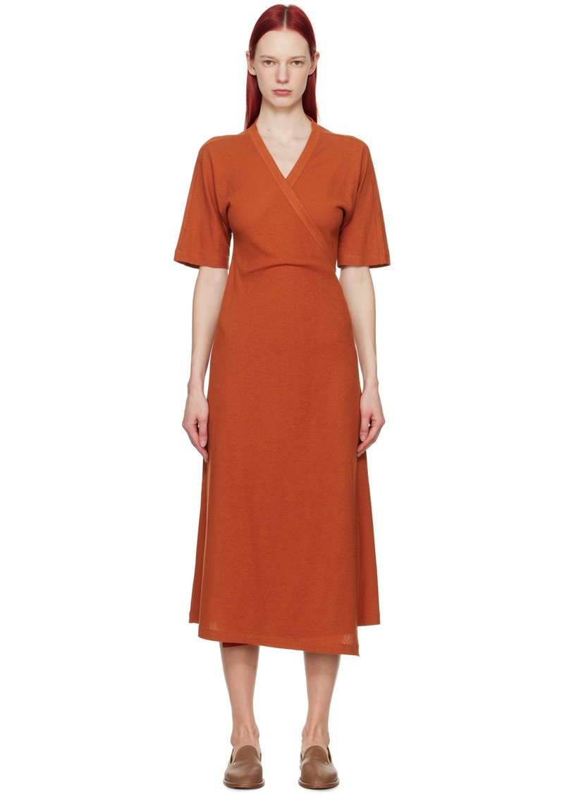 Max Mara Leisure Orange Tiro Maxi Dress