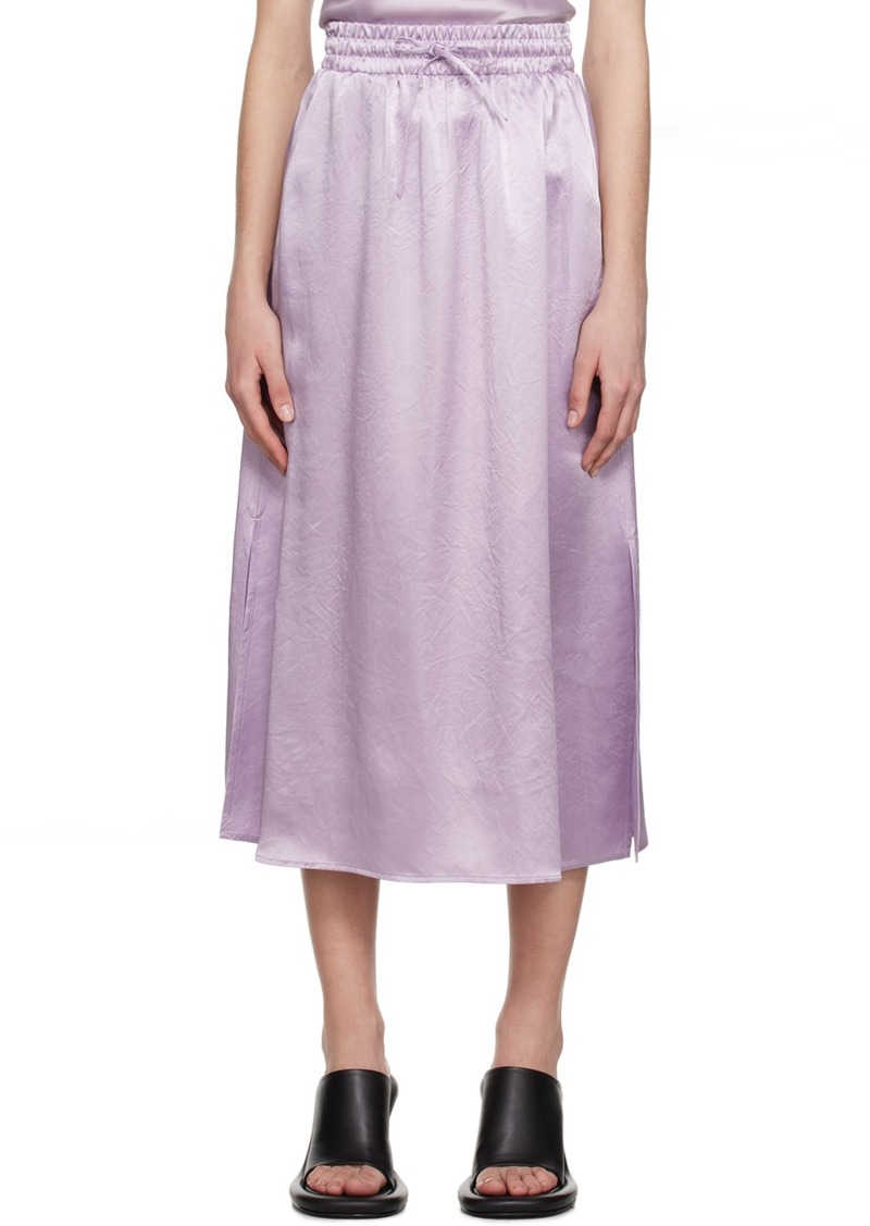 Max Mara Leisure Purple Freda Midi Skirt