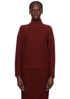 Max Mara Leisure Red Beira Turtleneck