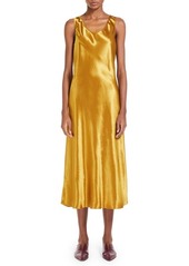 Max Mara Leisure Talete Sleeveless Satin Midi Dress