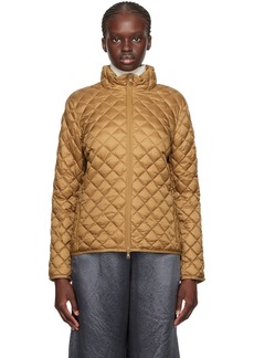 Max Mara Leisure Tan Canga Down Jacket