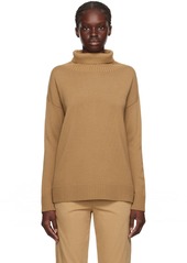 Max Mara Leisure Tan Nuble Turtleneck