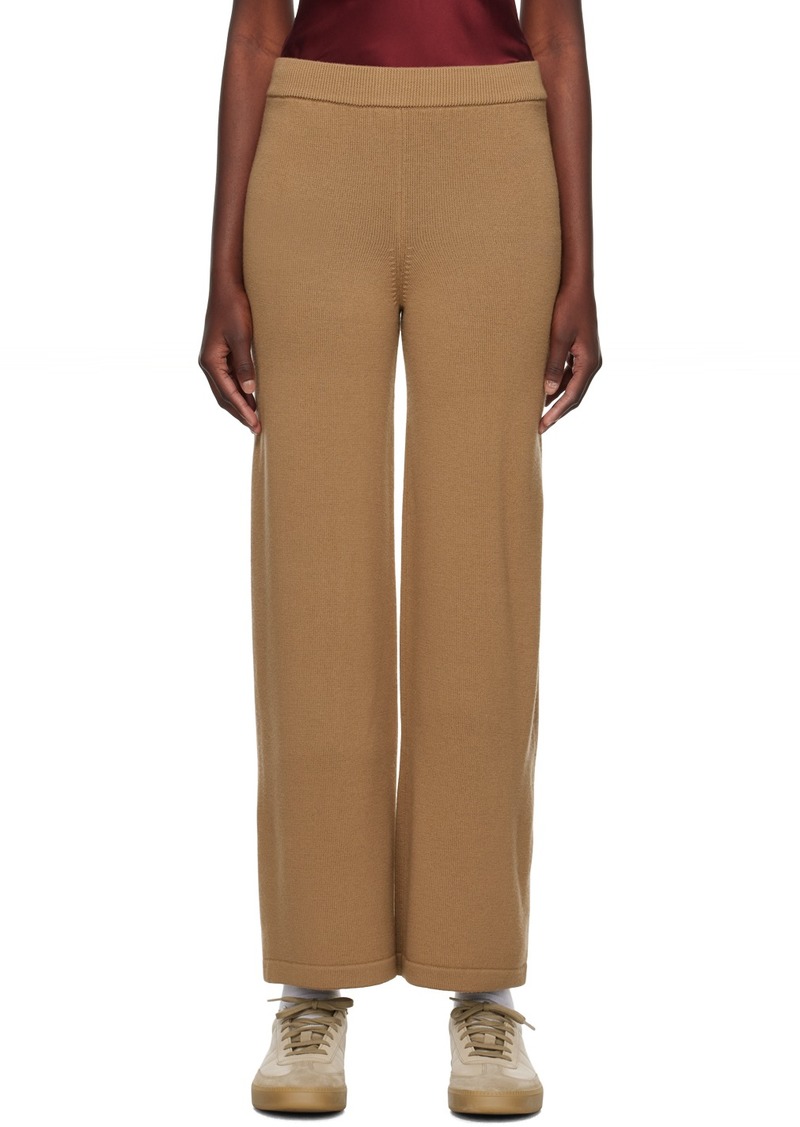 Max Mara Leisure Tan Visone Lounge Pants