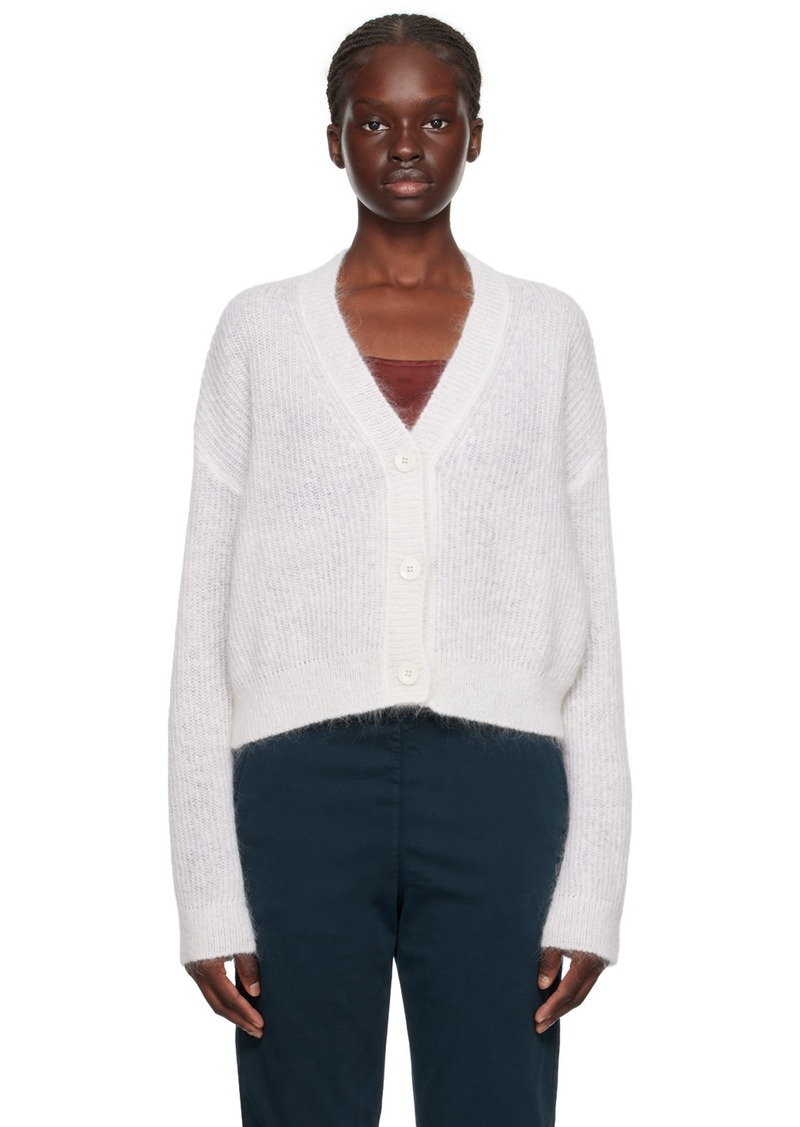 Max Mara Leisure White Rugiada Cardigan