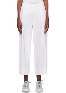 Max Mara Leisure White Sala Lounge Pants