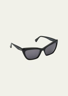 Max Mara Logo Acetate Cat-Eye Sunglasses