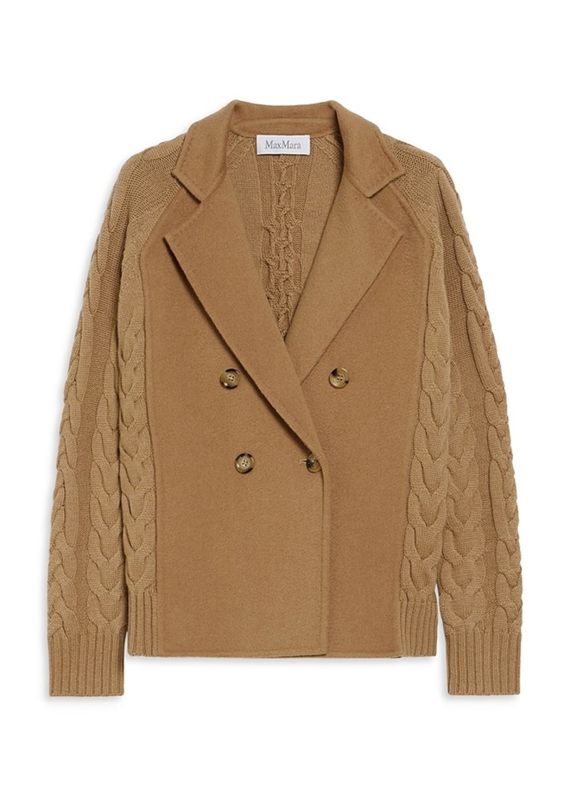 Max Mara Micio Knit Coat