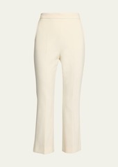 Max Mara Nepeta Straight-Leg Cropped Trousers