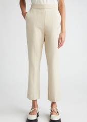 Max Mara Nepeta Stretch Virgin Wool Flare Leg Ankle Trousers