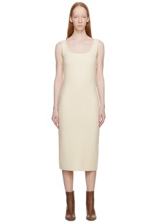 Max Mara Off-White Onagro Midi Dress