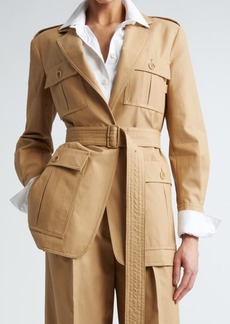 Max Mara Pacos Belted Cotton Jacket