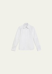 Max Mara Pagina Cotton Button-Front Shirt