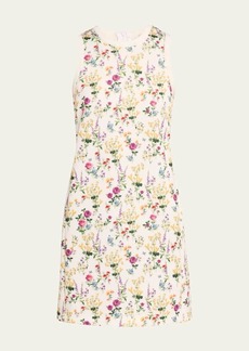 Max Mara Pelota Floral Print Mini Dress