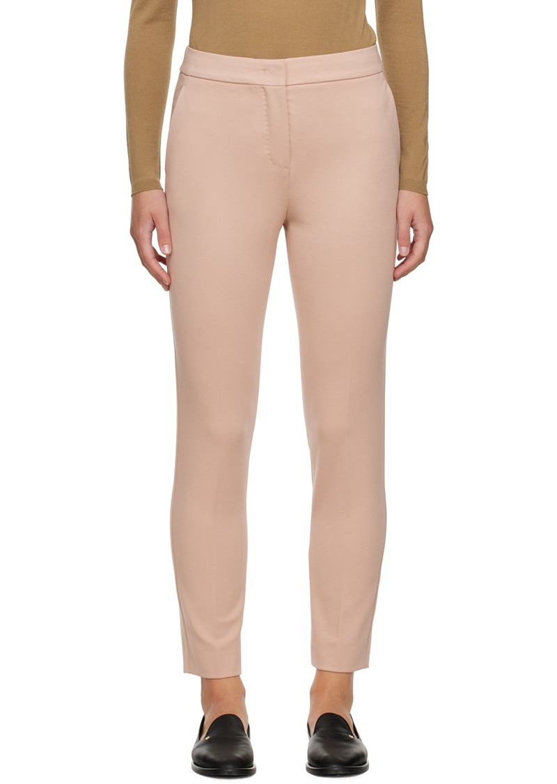 Max Mara Pink Cropped Trousers