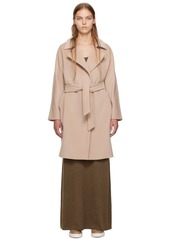 Max Mara Pink Wrap Coat