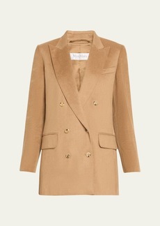 Max Mara Potente Double-Breasted Corduroy Blazer