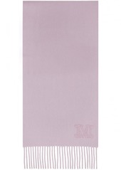 Max Mara Purple Cashmere Scarf