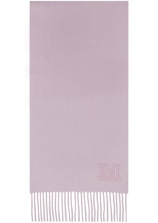 Max Mara Purple Cashmere Scarf