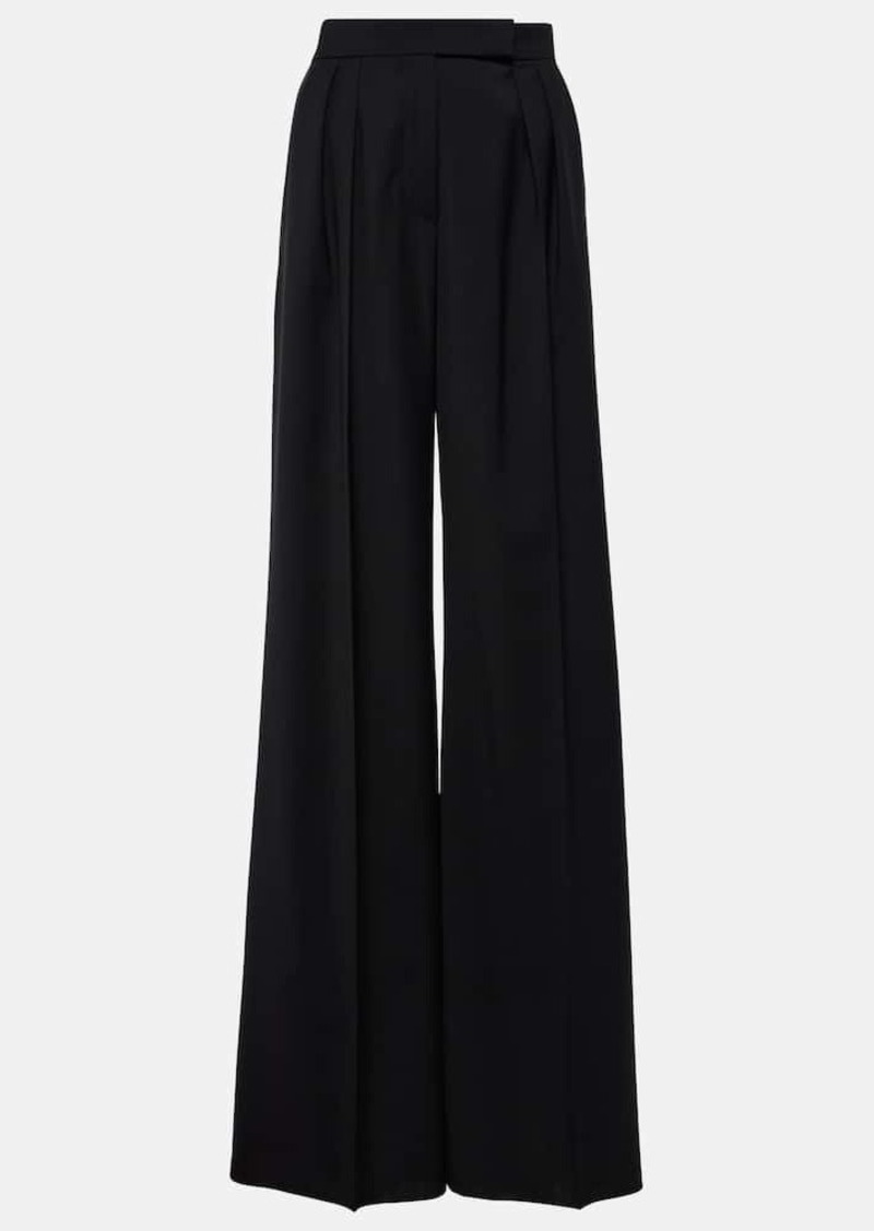 Max Mara Rimini virgin wool wide-leg pants