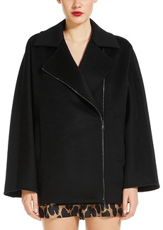 Max Mara Rotondo Wool Dual Collar Pea Coat