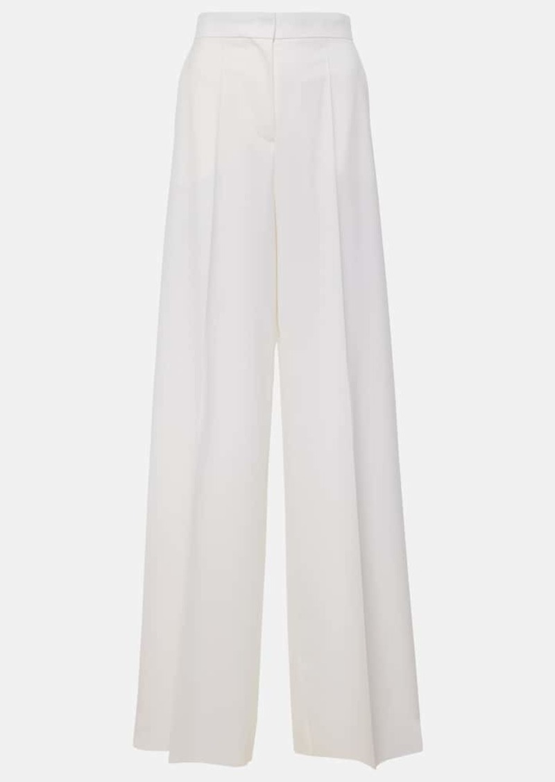 Max Mara Senna virgin wool wide-leg pants