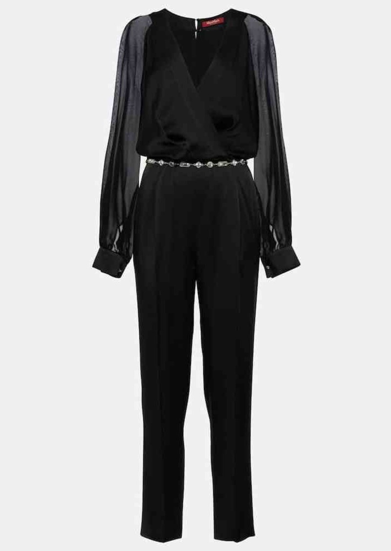 Max Mara Single-breasted jumpsuit