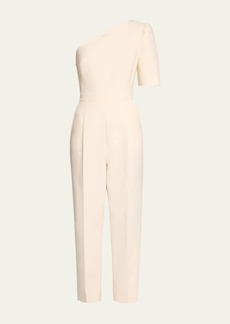 Max Mara Smalto One-Shoulder Jumpsuit