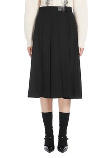 Max Mara Studio Estella Kilt Look Midi Skirt