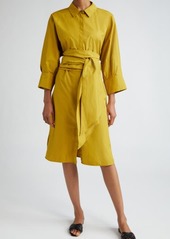 Max Mara Tabata Belted Cotton Shirtdress