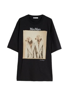 MAX MARA Tacco Wegman print cotton t-shirt