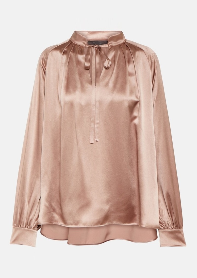 Max Mara Tamigi silk satin blouse