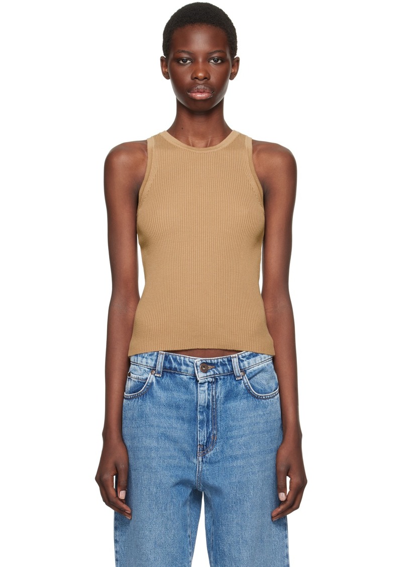 Max Mara Tan Amburgo Tank Top