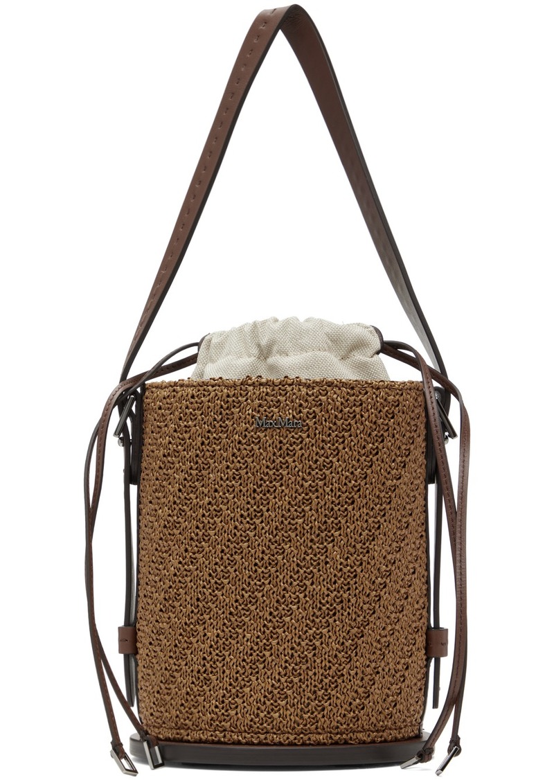 Max Mara Tan Archetipo Bucket Bag