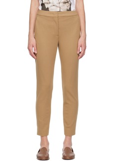 Max Mara Tan Legno Trousers