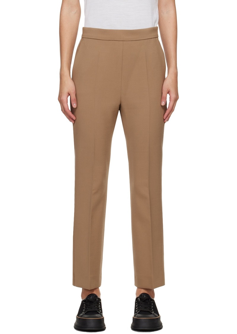 Max Mara Tan Nepeta Trousers