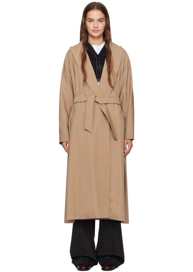 Max Mara Tan Ottico Coat