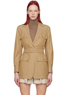 Max Mara Tan Pacos Jacket