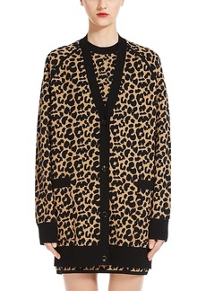 Max Mara Tenore Printed Jacquard Cardigan