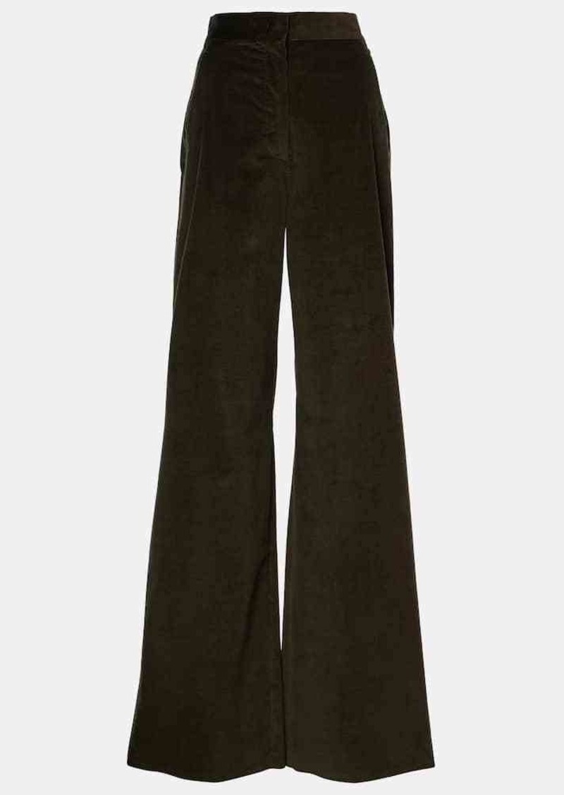 Max Mara Tritone cotton corduroy flared pants