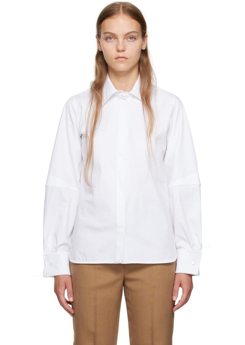 Max Mara White Button Shirt