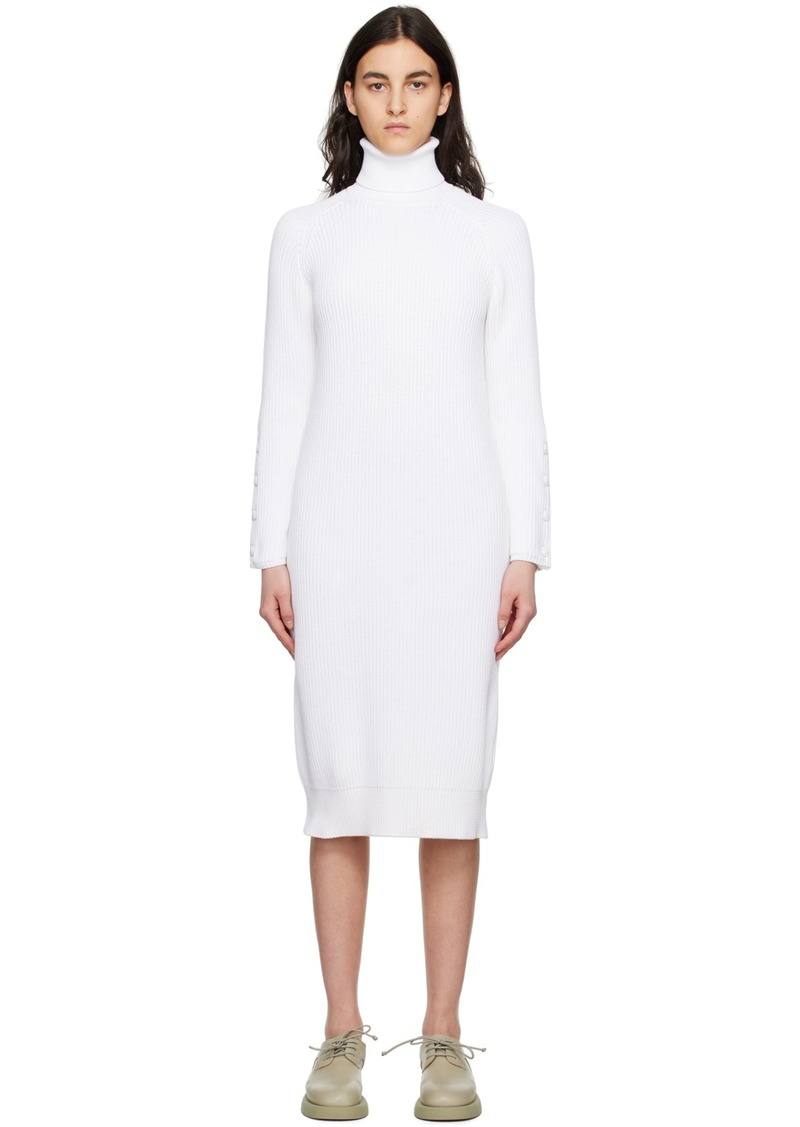 Max Mara White Norcia Midi Dress