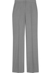 Max Mara Woman Alessia Wool-blend Straight-leg Pants Gray