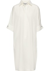 Max Mara Woman Baccano Cotton-poplin Shirt Dress Off-white