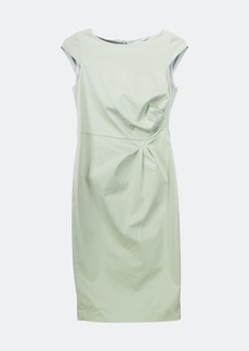 Max Mara Women\'s Green Neris Belted Sleeveless Dress - 10